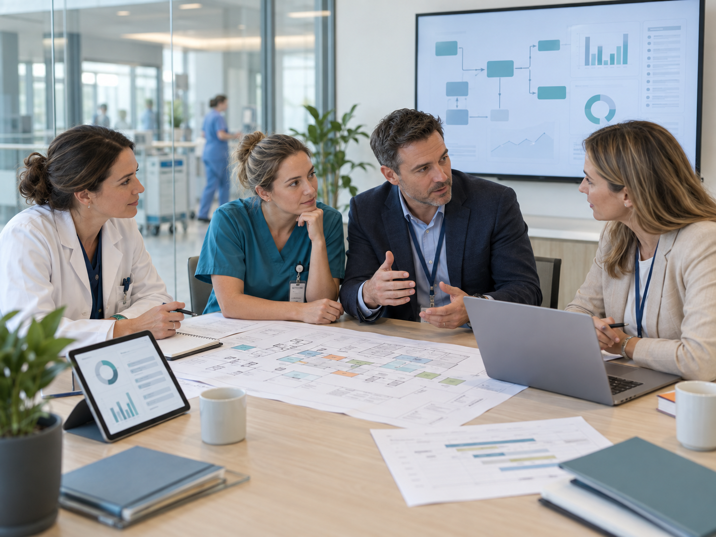 Healthcare project team